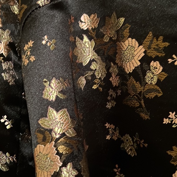 Black satin kimono jacket S - Picture 5 of 5